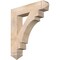 Ekena Millwork Merced Arts & Crafts Smooth Bracket, Douglas Fir, 5 1/2"W x 30"D x 34"H BKT06X30X34MRC03SDF - alternate 1